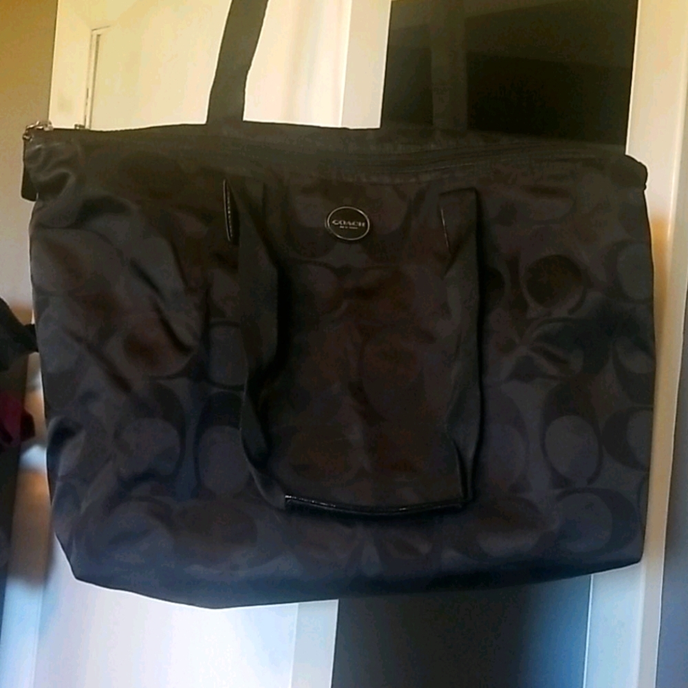 Coach Signature Canvas Work Tote/Bag
